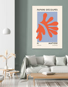 Papiers Découpés VII by M Studio on GIANT ART - orange minimalist