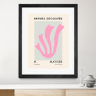 Papiers Découpés V by M Studio on GIANT ART - pink scandinavian