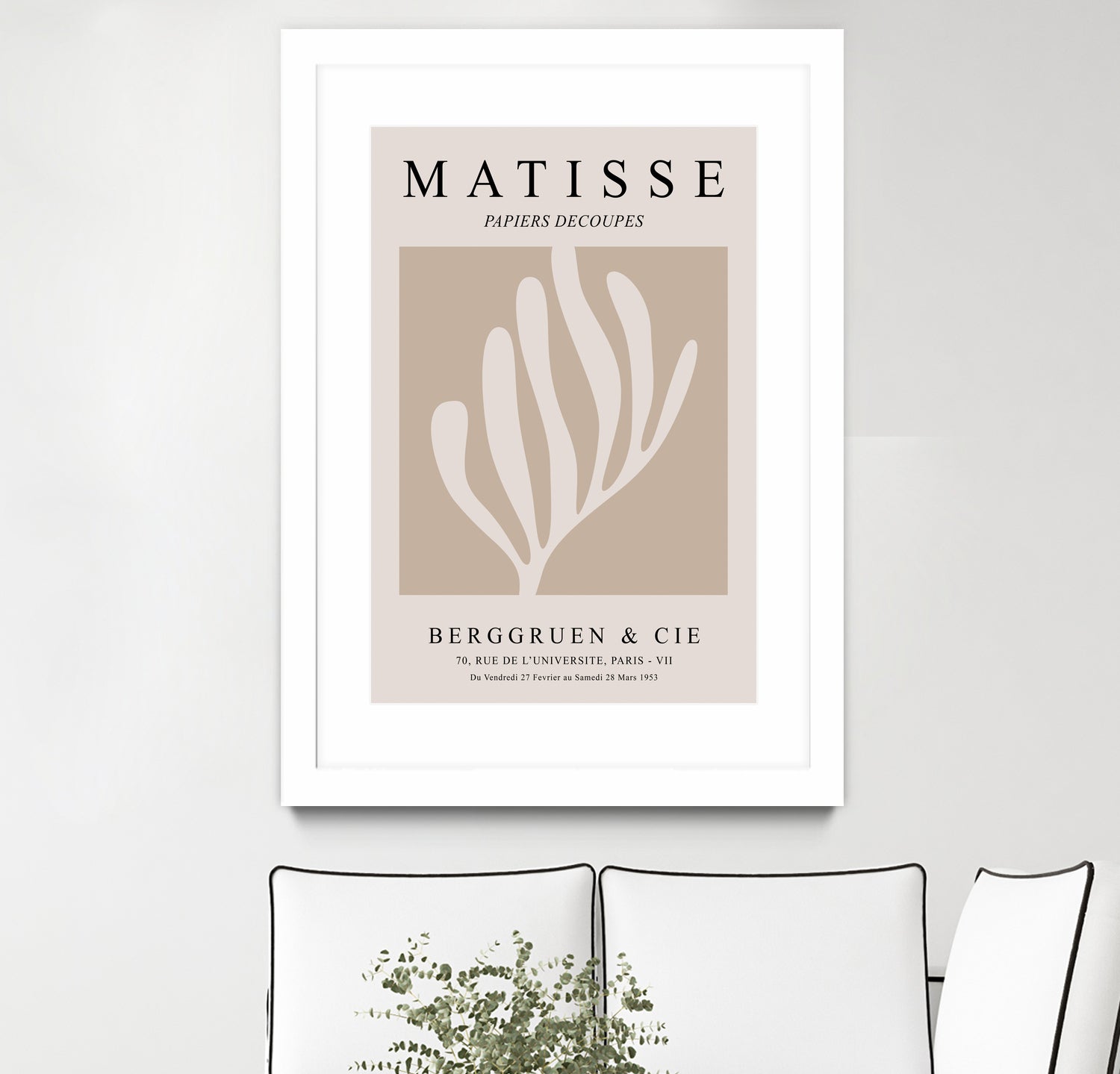 Beige Cut Outs by M Studio on GIANT ART - beige cutouts