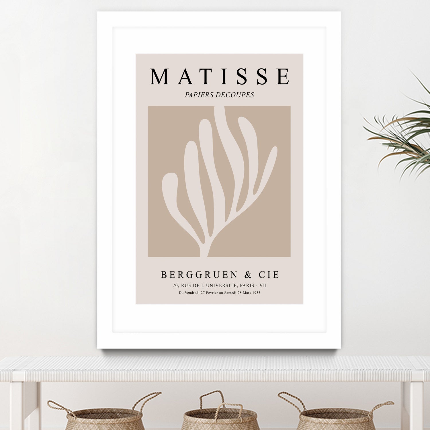 Beige Cut Outs by M Studio on GIANT ART - beige cutouts