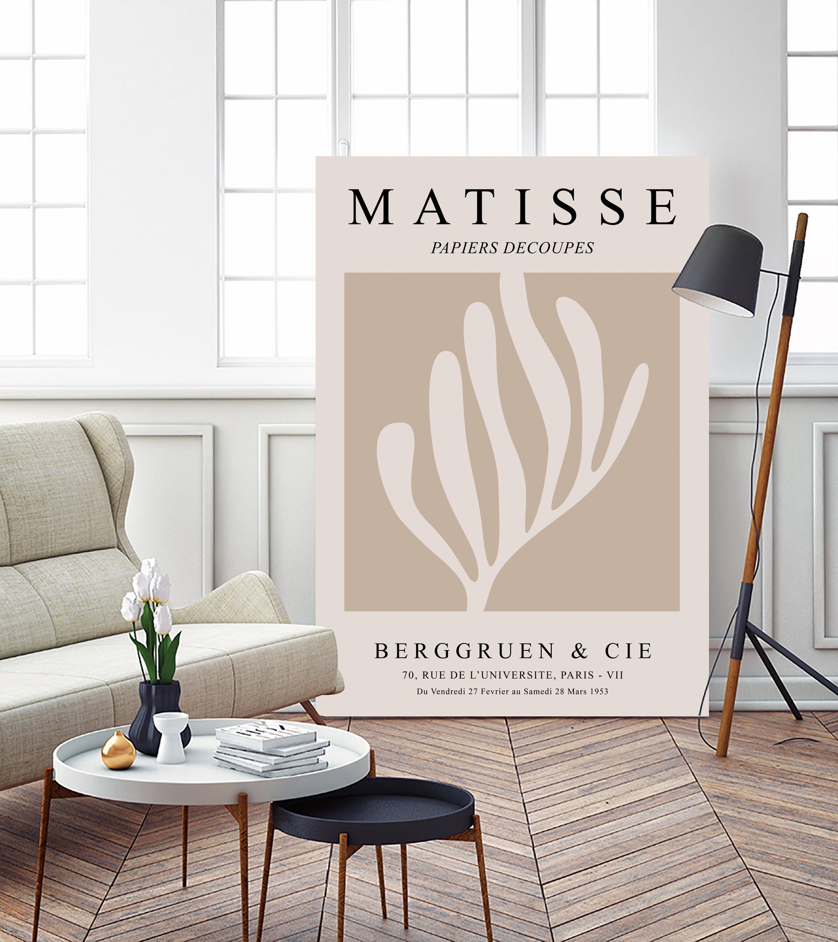 Beige Cut Outs by M Studio on GIANT ART - beige cutouts