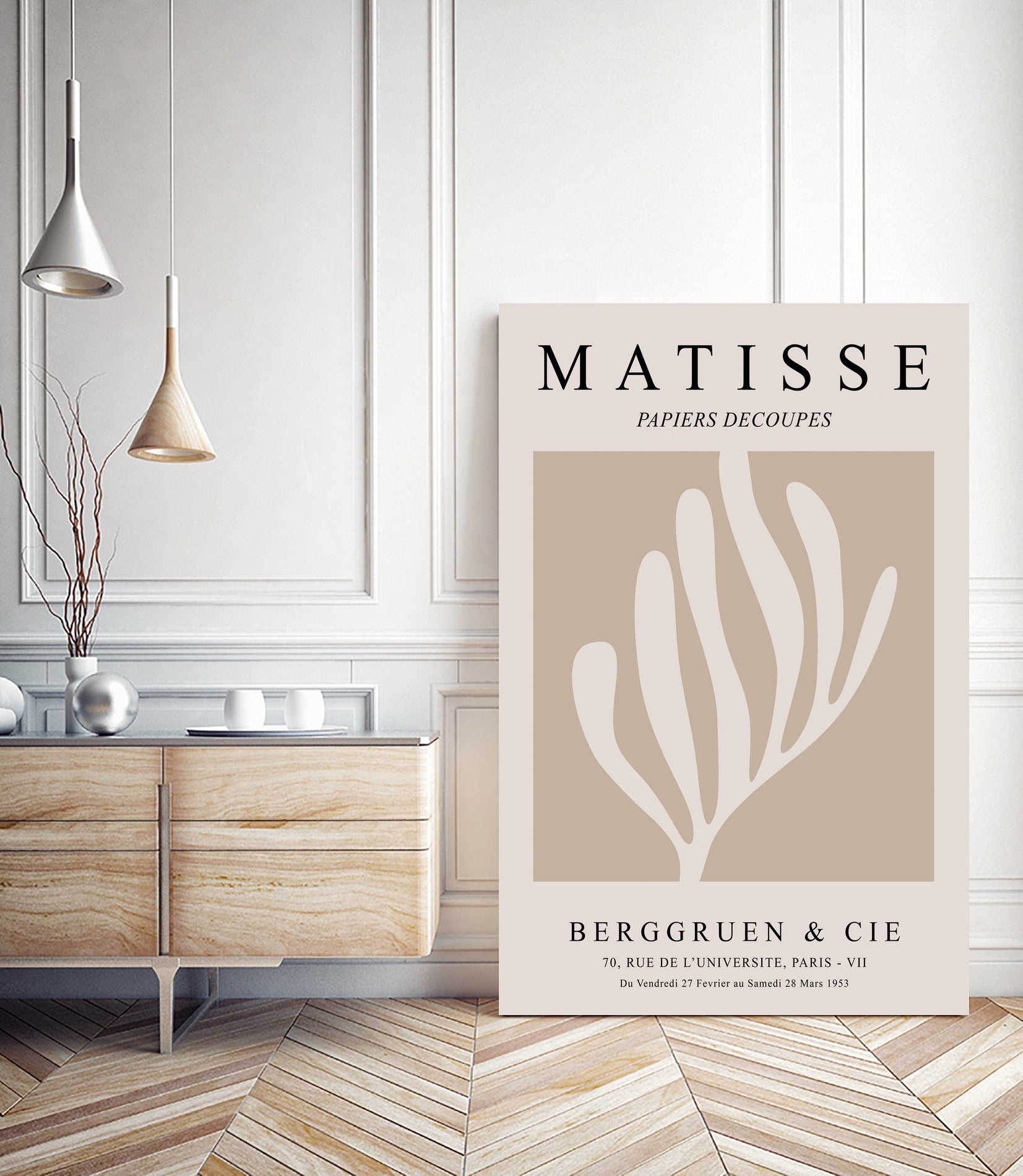 Beige Cut Outs by M Studio on GIANT ART - beige cutouts