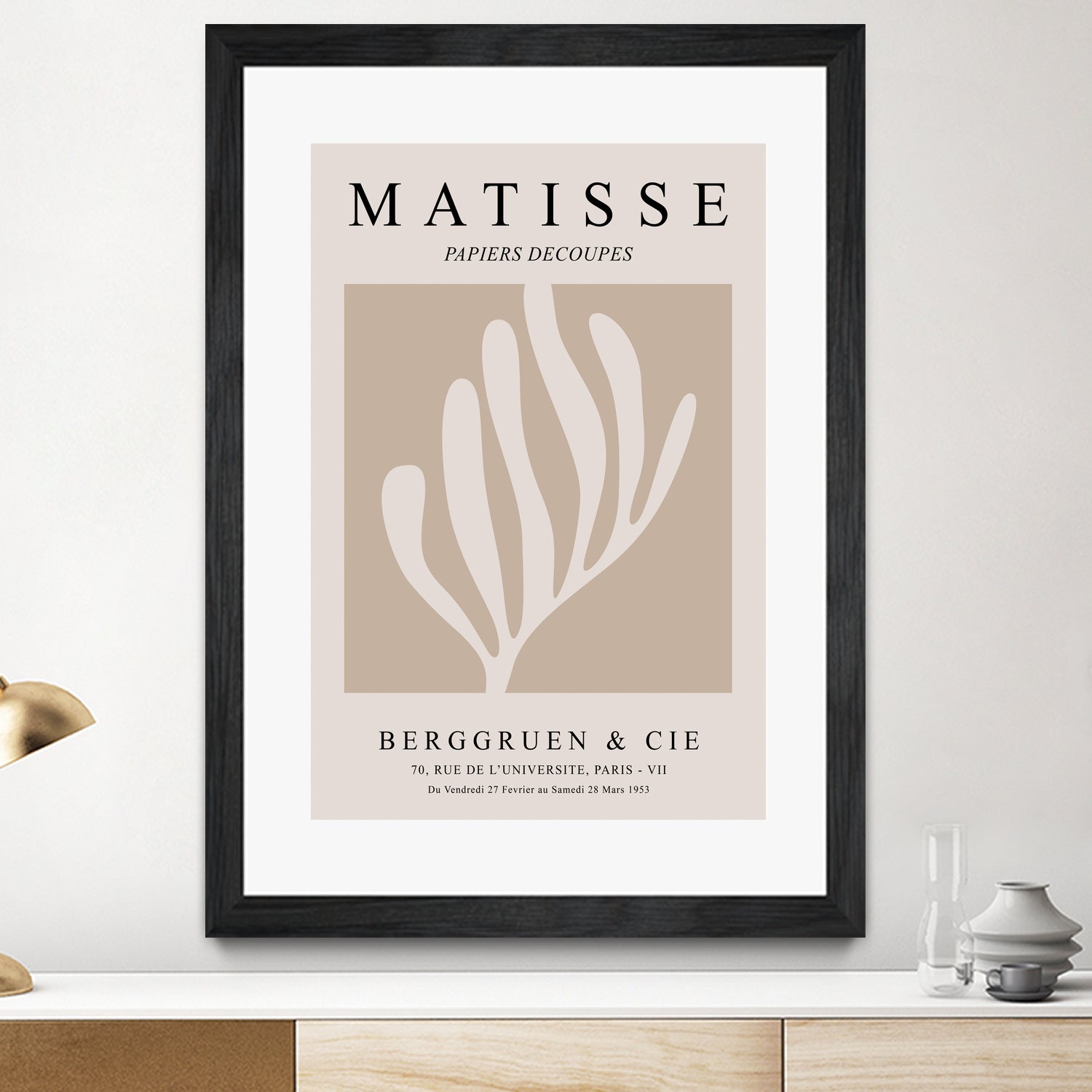 Beige Cut Outs by M Studio on GIANT ART - beige cutouts