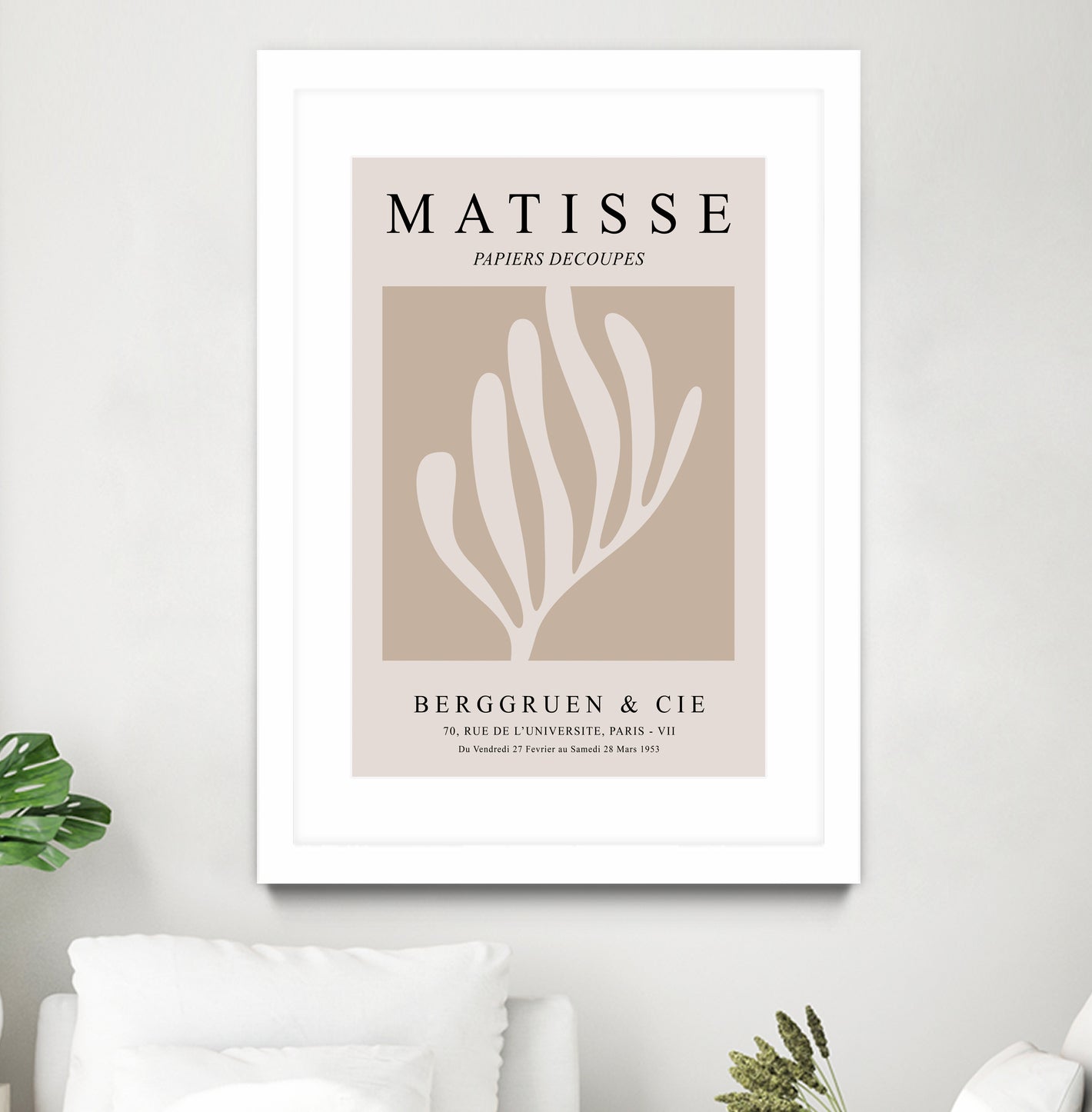 Beige Cut Outs by M Studio on GIANT ART - beige cutouts