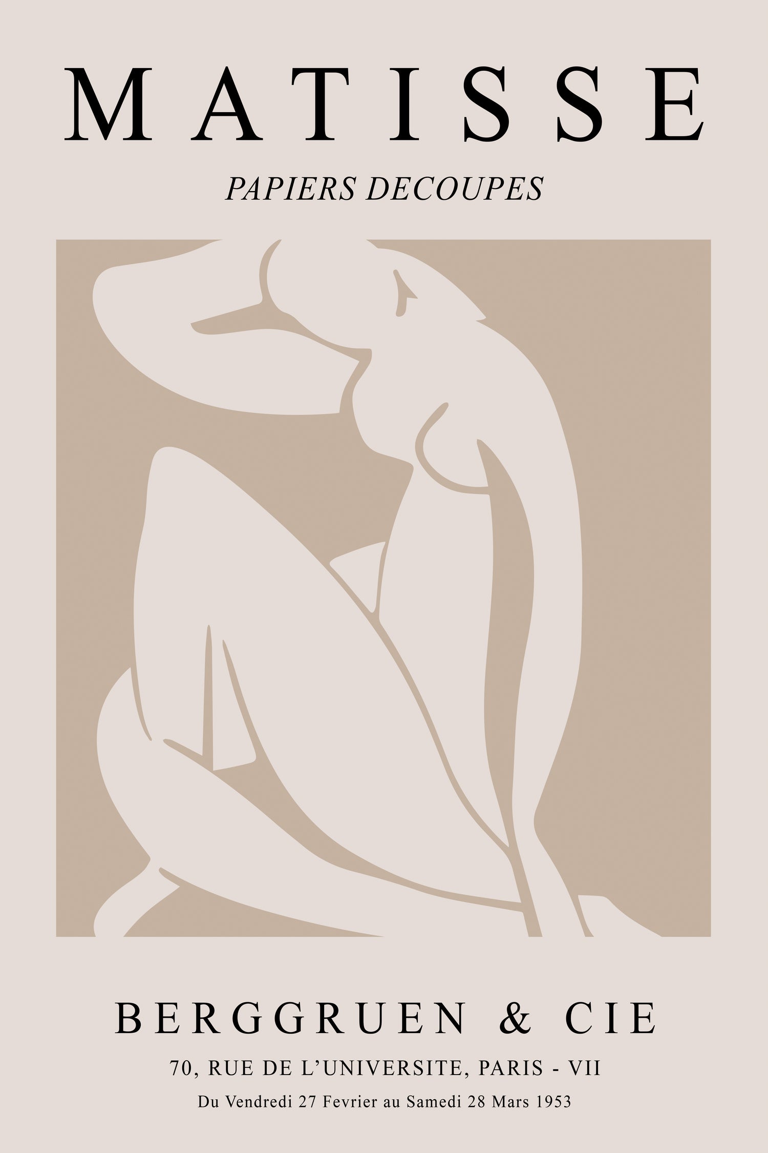 Nude Figure, Beige by Matisse on GIANT ART