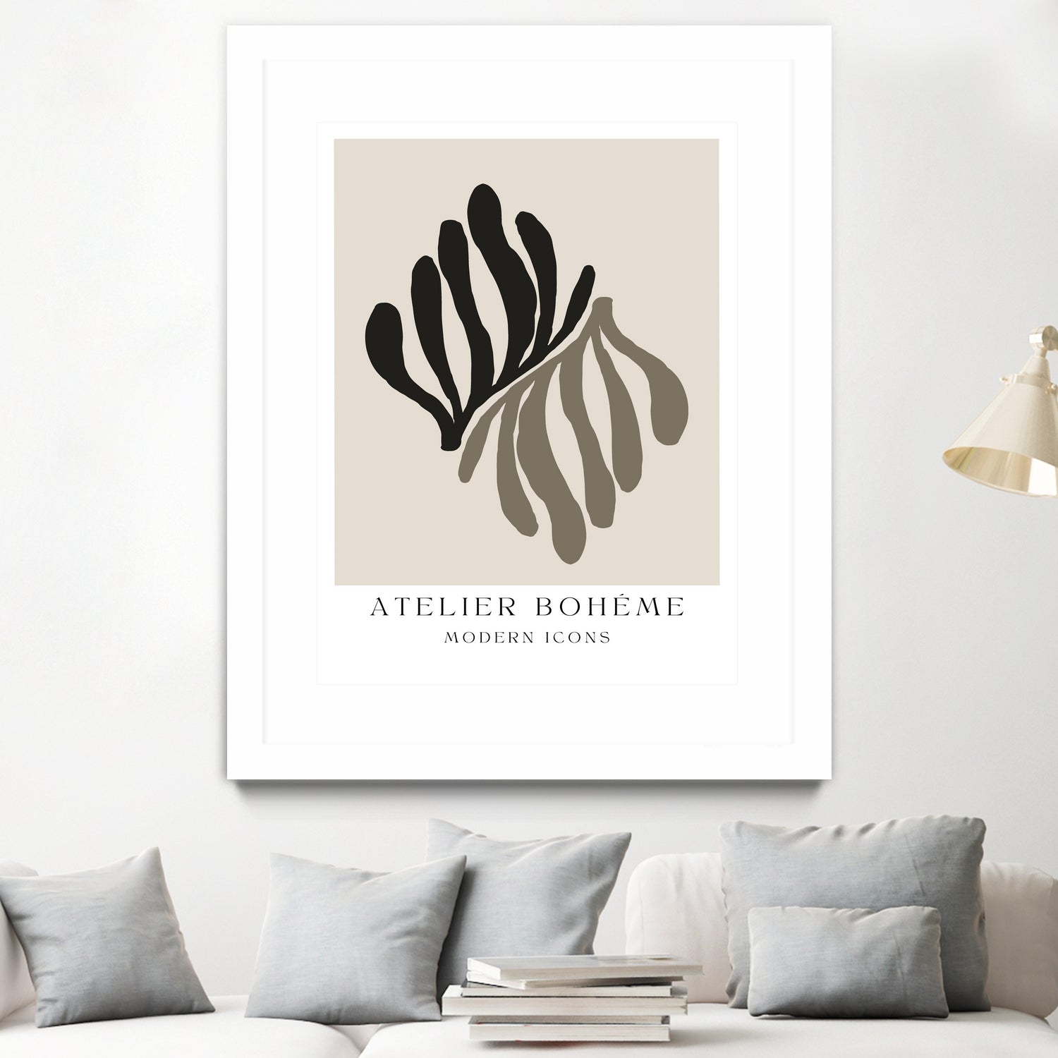 Atelier Bohème No.1 by M Studio on GIANT ART - beige scandinavian