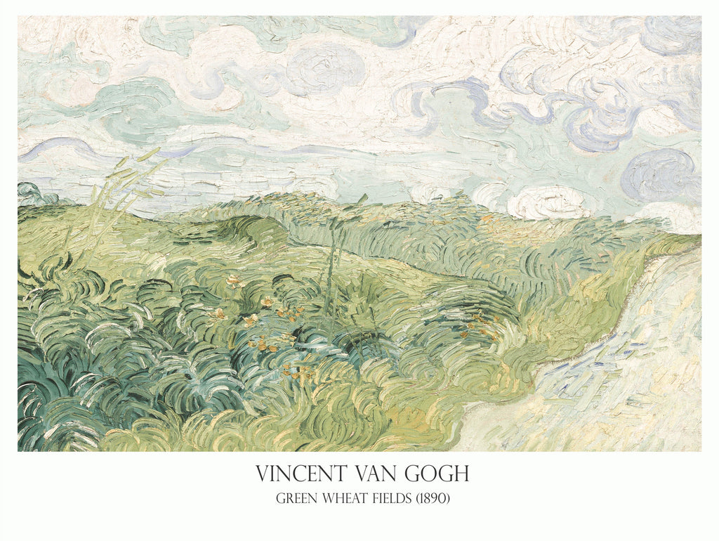 Green Wheat fields  by Vincent Van Gogh on GIANT ART