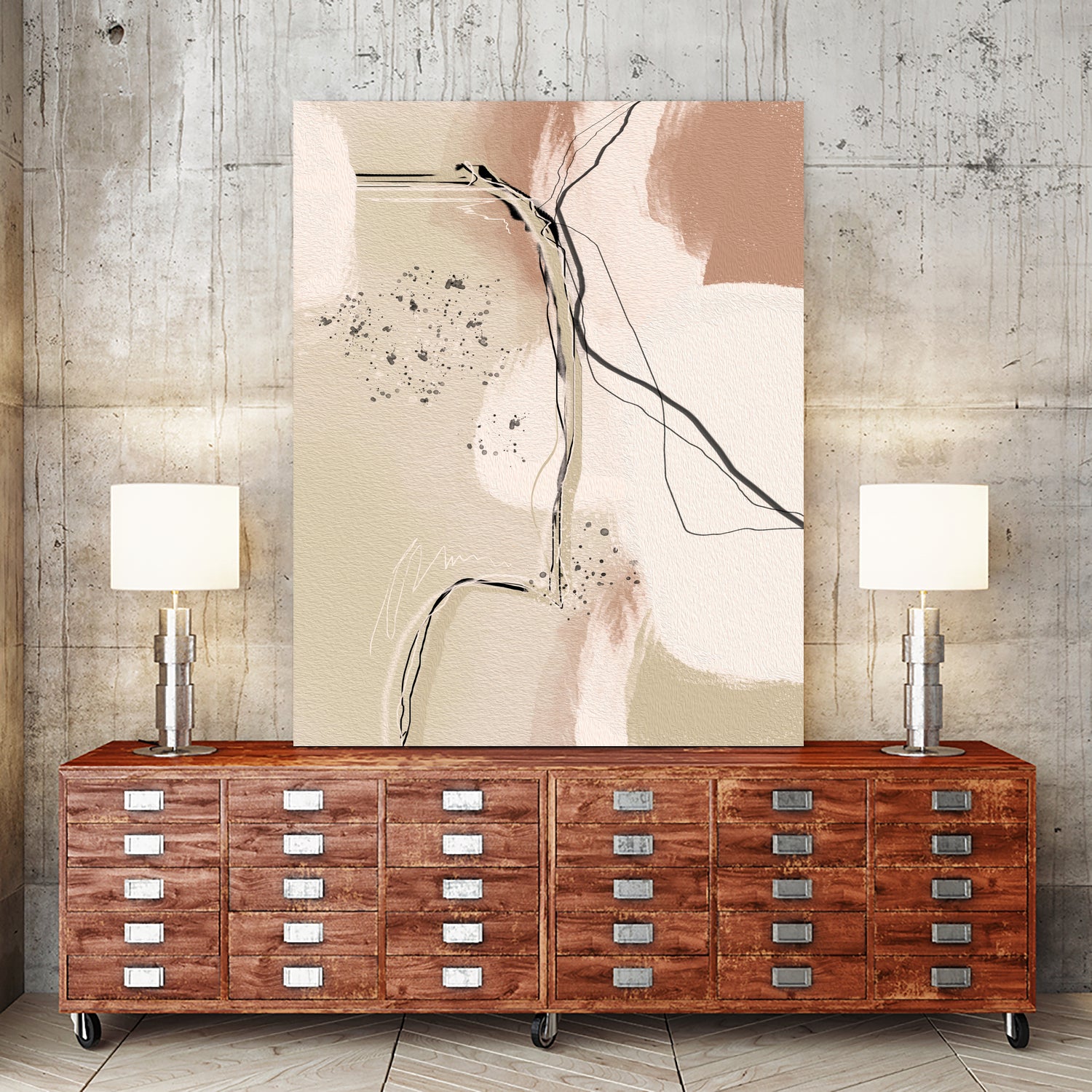 Softly pink by M Studio on GIANT ART