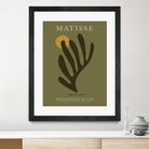 Cut Outs I by M Studio on GIANT ART - green mid century