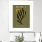 Cut Outs I by M Studio on GIANT ART - green mid century