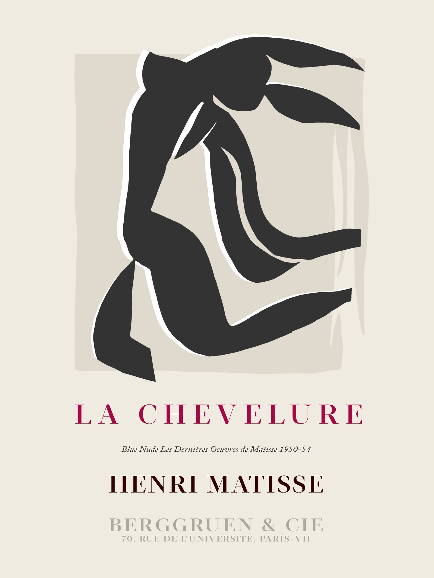 La Chevelure by Matisse on GIANT ART