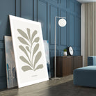 Floraison by M Studio on GIANT ART - beige scandinavian flowers