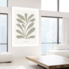 Floraison by M Studio on GIANT ART - beige scandinavian flowers