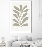 Floraison by M Studio on GIANT ART - beige scandinavian flowers