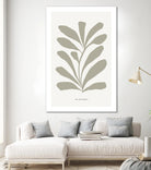 Floraison by M Studio on GIANT ART - beige scandinavian flowers