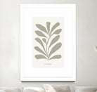 Floraison by M Studio on GIANT ART - beige scandinavian flowers