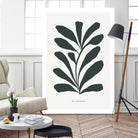 Flowers II by M Studio on GIANT ART - beige scandinavian