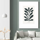 Flowers II by M Studio on GIANT ART - beige scandinavian