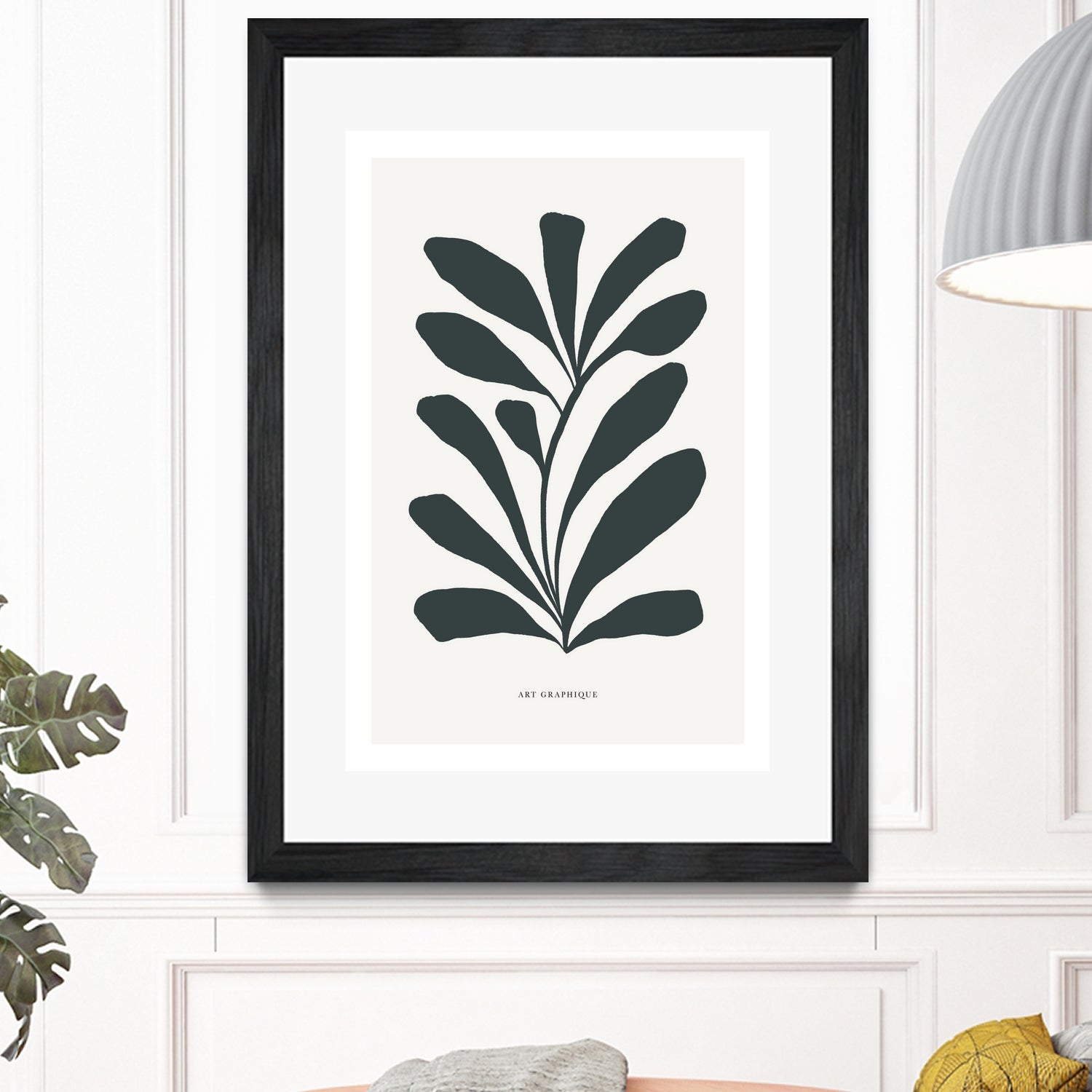 Flowers II by M Studio on GIANT ART - beige scandinavian