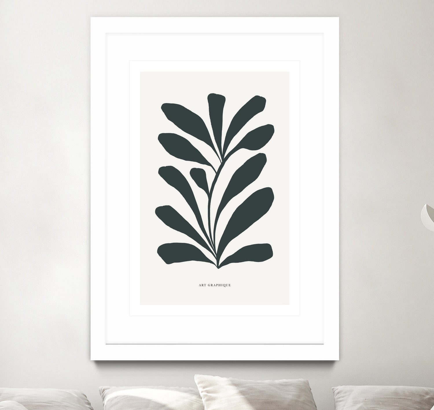 Flowers II by M Studio on GIANT ART - beige scandinavian