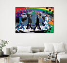 Sisters John Lennon by Ray Lengelé on GIANT ART - red digital john lennon