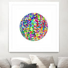 ROND - original by Celine Cimon on GIANT ART - blue abstract canadian