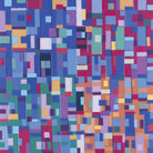 IN STAGE - bleu by Celine Cimon on GIANT ART - blue abstract canadian