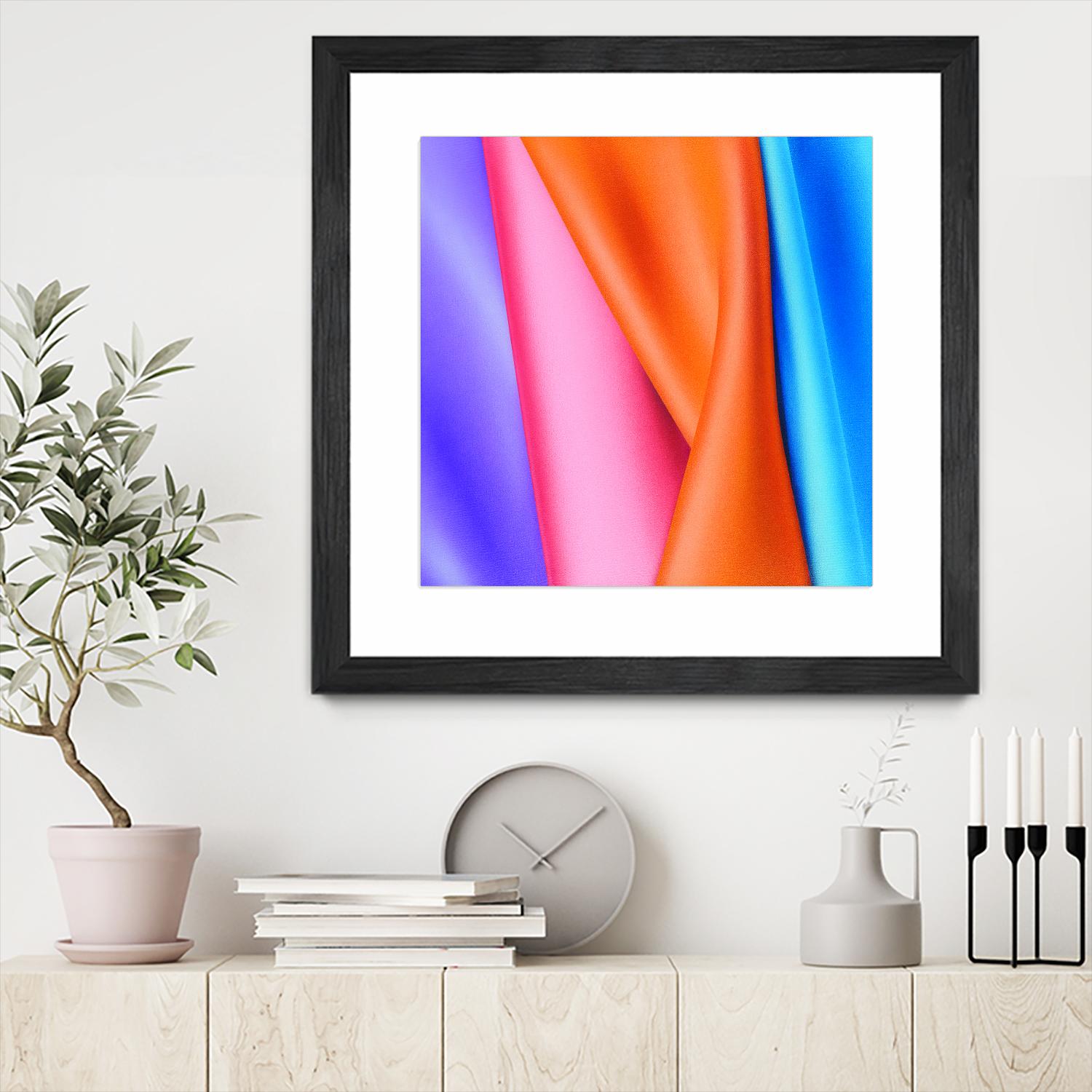 TANGO - original by Celine Cimon on GIANT ART - orange abstract canadian