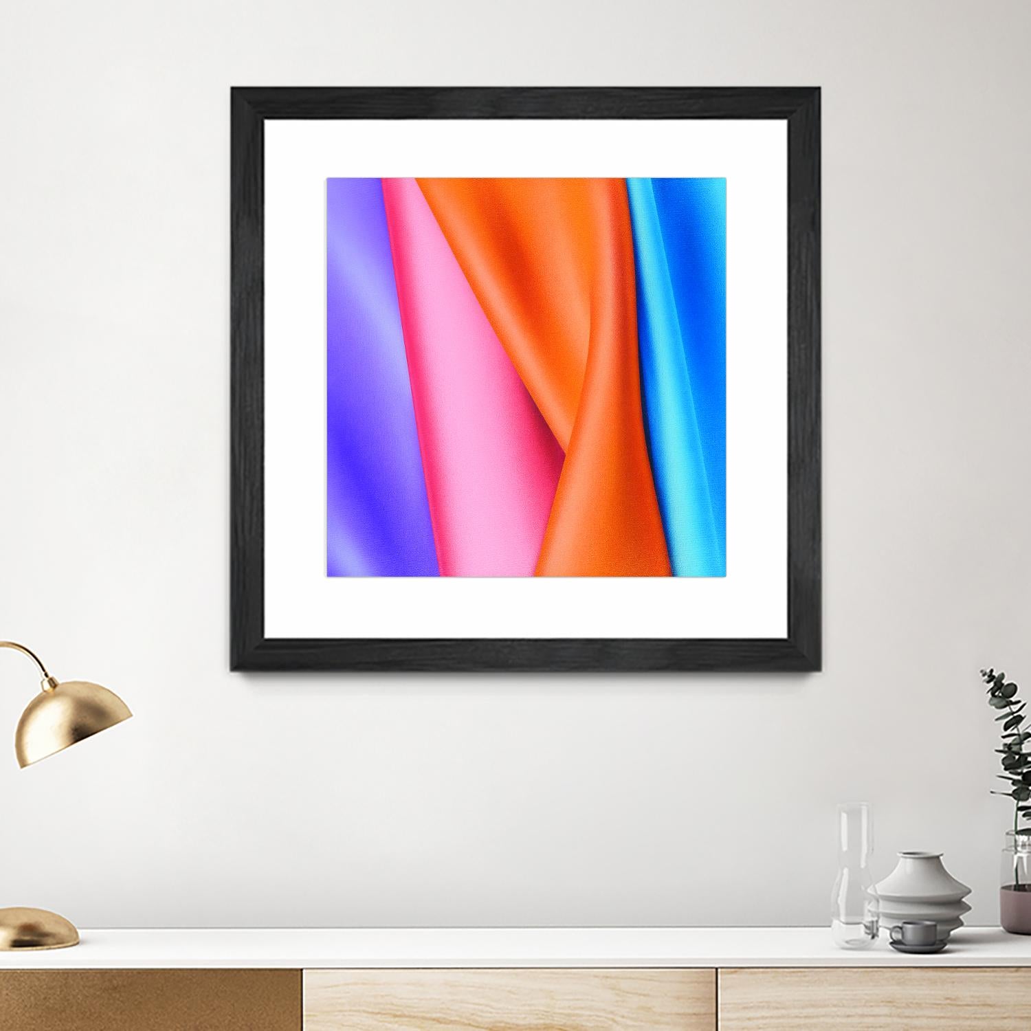 TANGO - original by Celine Cimon on GIANT ART - orange abstract canadian