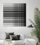 Vibing I by Daleno Art on GIANT ART - white patterns abstrait 