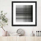 Vibing I by Daleno Art on GIANT ART - white patterns abstrait 