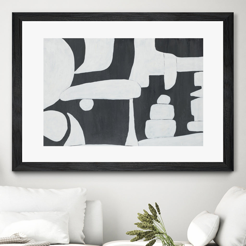 Remembering Decades by Daleno Art on GIANT ART - black abstract