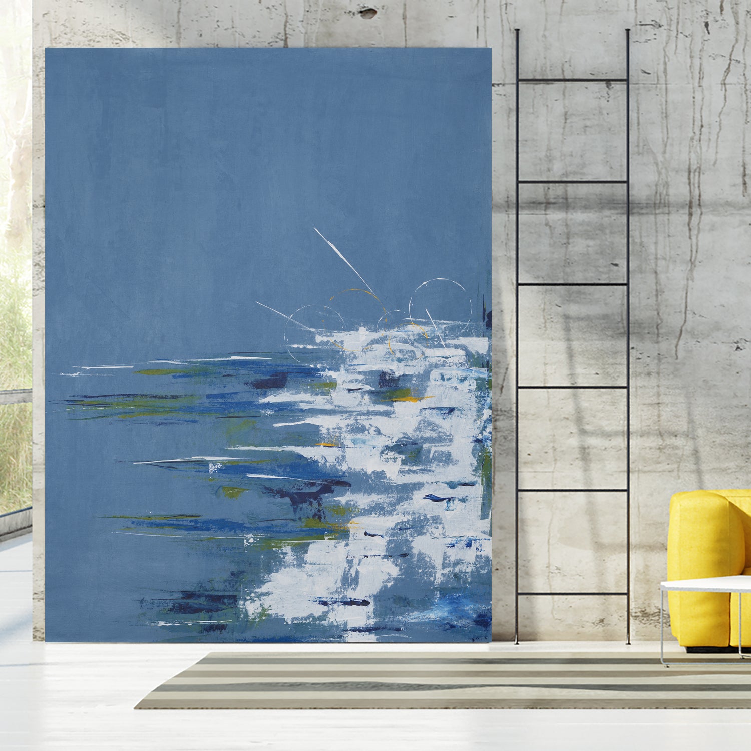 Tip Toe Surf by Daleno Art on GIANT ART -  abstract