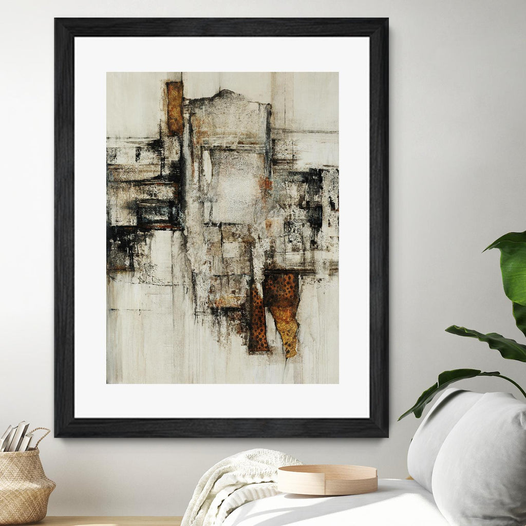 Paper Performance I by Daleno Art on GIANT ART - beige abstract abstract