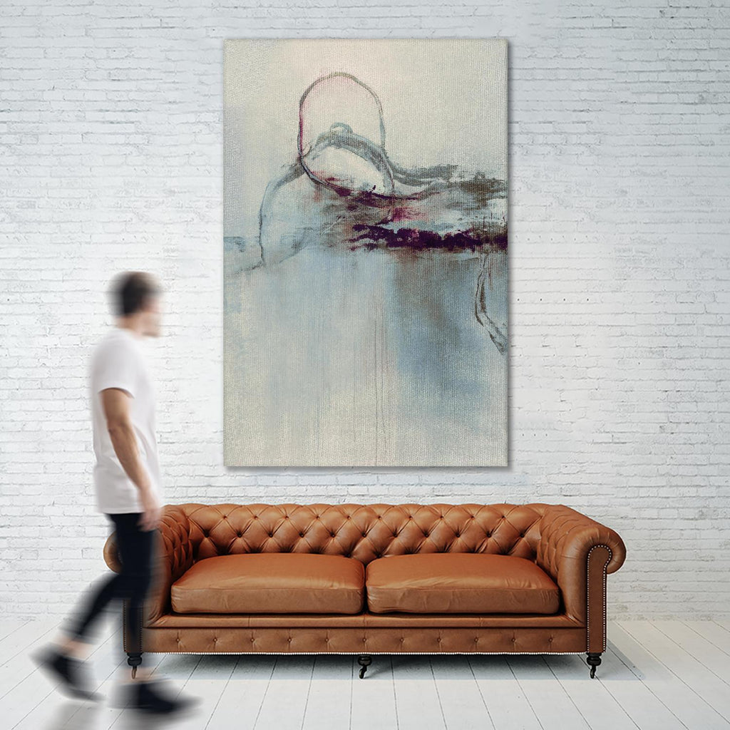 Precision Jump I by Daleno Art on GIANT ART - beige abstract