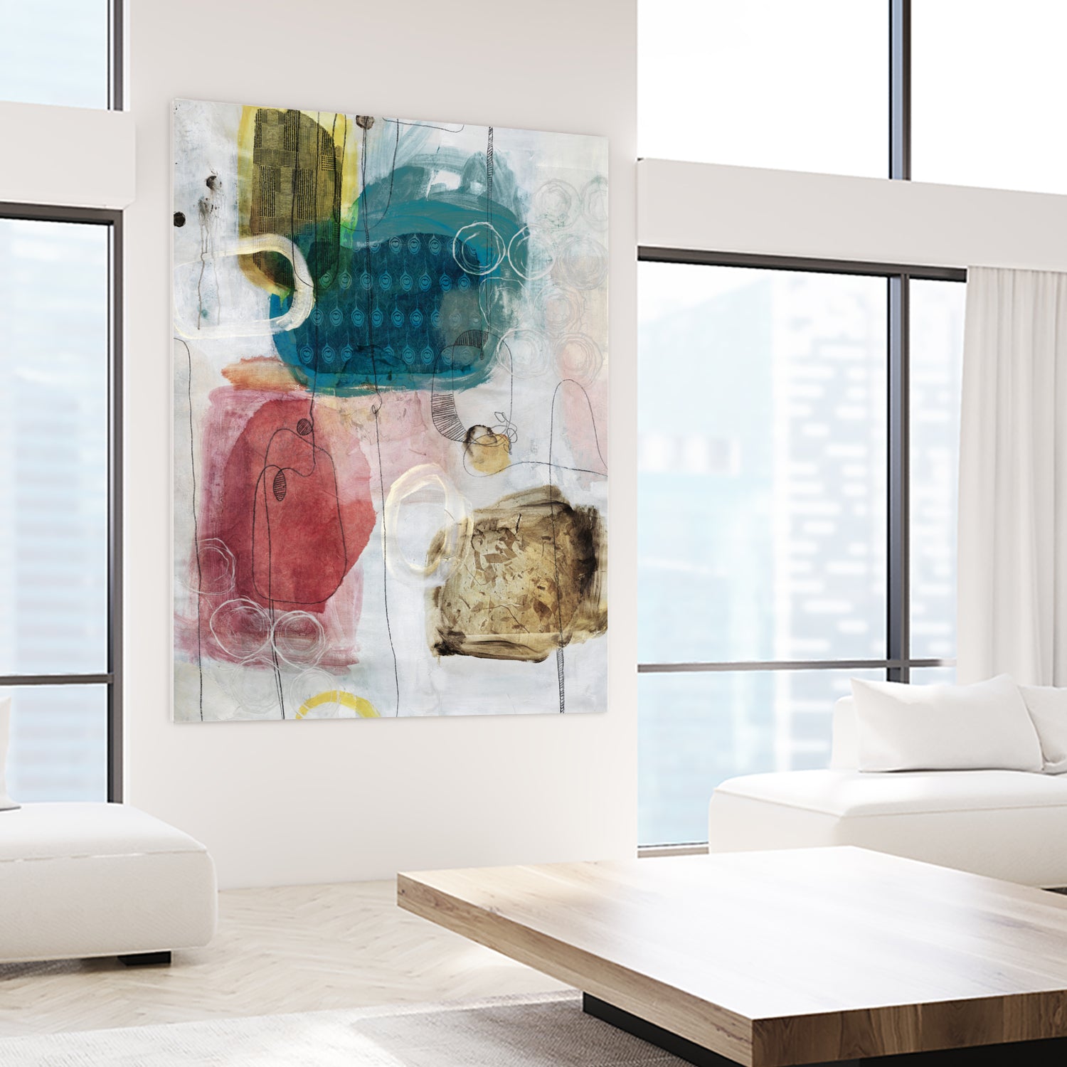 Flip Flop by Daleno Art on GIANT ART - multi abstract