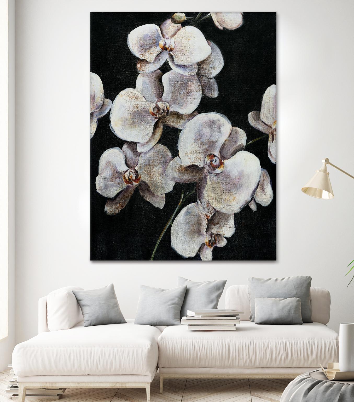 Dream of Dior I by Daleno Art on GIANT ART - orange abstract abstrait 