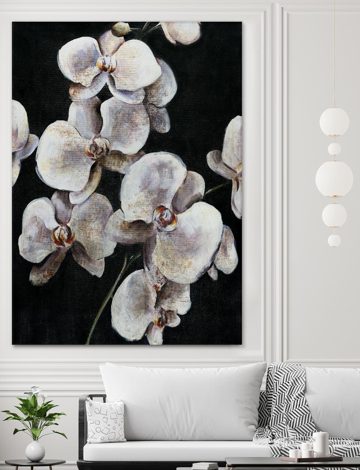 Dream of Dior I by Daleno Art on GIANT ART - orange abstract abstrait 