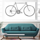 Energy Saved and Burned by Daleno Art on GIANT ART - grey figurative bicyclette