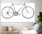 Energy Saved and Burned by Daleno Art on GIANT ART - grey figurative bicyclette