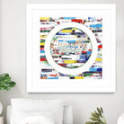 Smoke Circus IV by Daleno Art on GIANT ART - red patterns  abstrait 