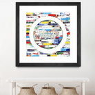 Smoke Circus IV by Daleno Art on GIANT ART - red patterns  abstrait 