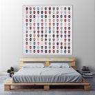 Gorgeous Crowd by Daleno Art on GIANT ART - red abstract