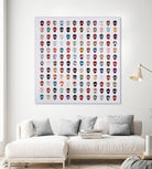 Gorgeous Crowd by Daleno Art on GIANT ART - red abstract