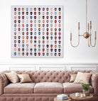 Gorgeous Crowd by Daleno Art on GIANT ART - red abstract