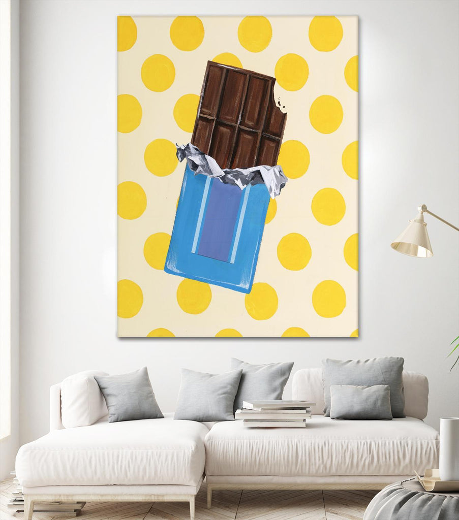 Daily Cravings I by Daleno Art on GIANT ART - blue abstract abstrait 