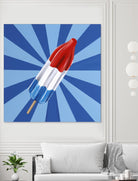 Daily Cravings VI by Daleno Art on GIANT ART - red abstract popsicle 