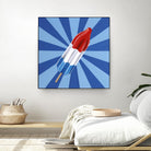 Daily Cravings VI by Daleno Art on GIANT ART - red abstract popsicle 