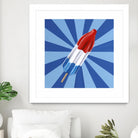 Daily Cravings VI by Daleno Art on GIANT ART - red abstract popsicle 