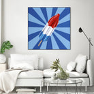 Daily Cravings VI by Daleno Art on GIANT ART - red abstract popsicle 